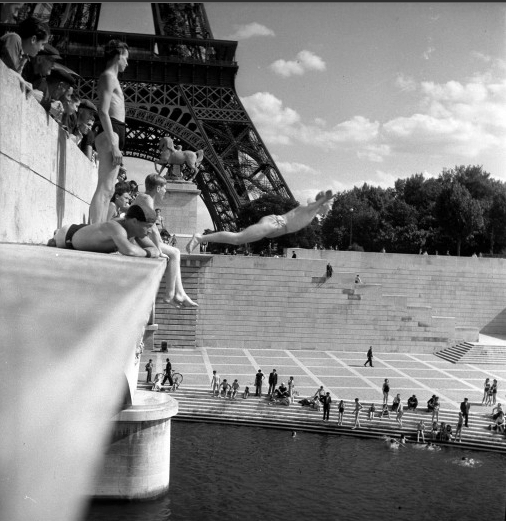 Pont d'Iena, Robert Doisneau 1945